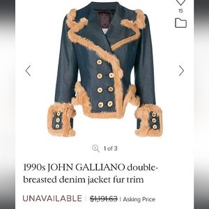 John Galliano denim jacket